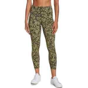 Sweaty Betty NWT Power 7/8 Green Undercover Floral Leggings Size XS Side Pockets